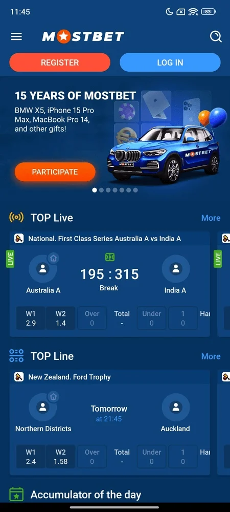 Aplikasi Mostbet Indonesia — beranda taruhan olahraga & casino